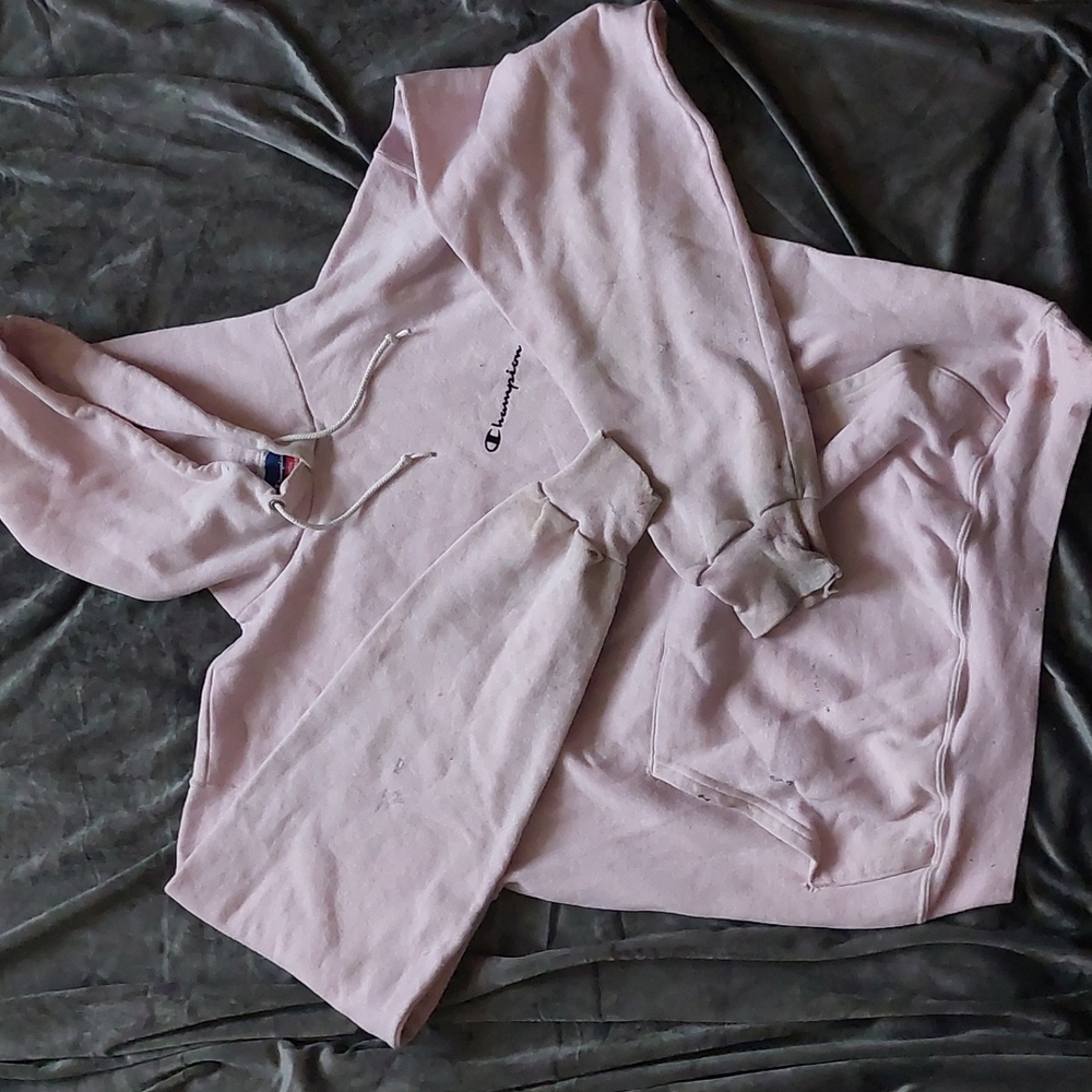Pink Champion hoodie